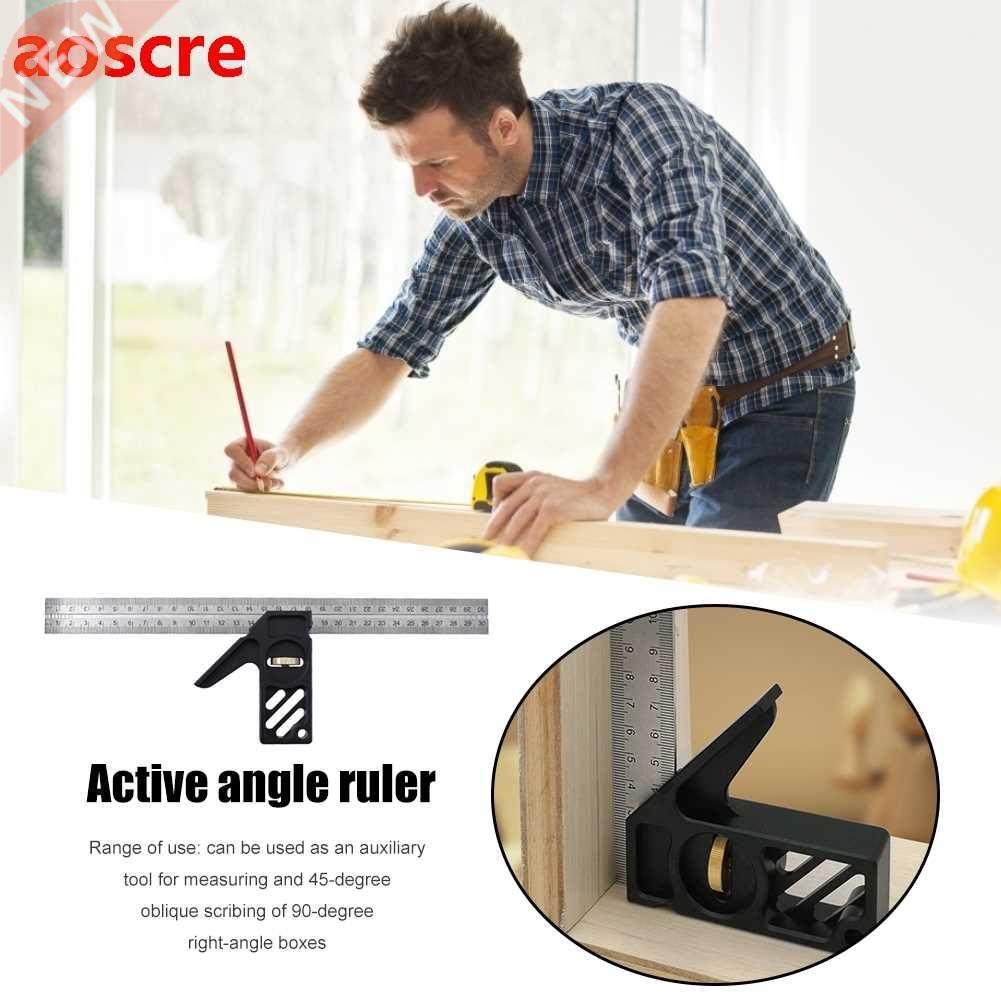 300mm L-shaped Woodworking Activity Angle Ruler Limit Ruler