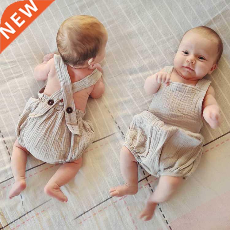 Newborn Infant Baby Boy Girls Rompers Organic Cotton Playsui