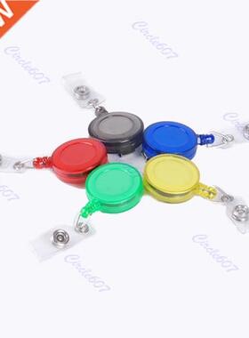 Retractable Reel Pass ID Badge Name Tag Key Card Holder With