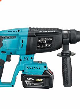 Brushless Cordless Rotary Hammer Drill 2 Batteries Recharge