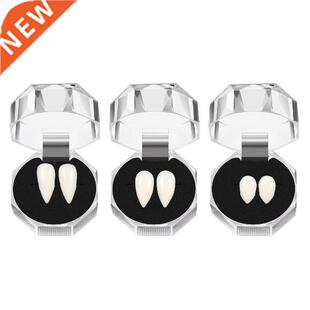 VORCOOL 3 Pairs of Custom Fangs Cosplay Teeth Dentures