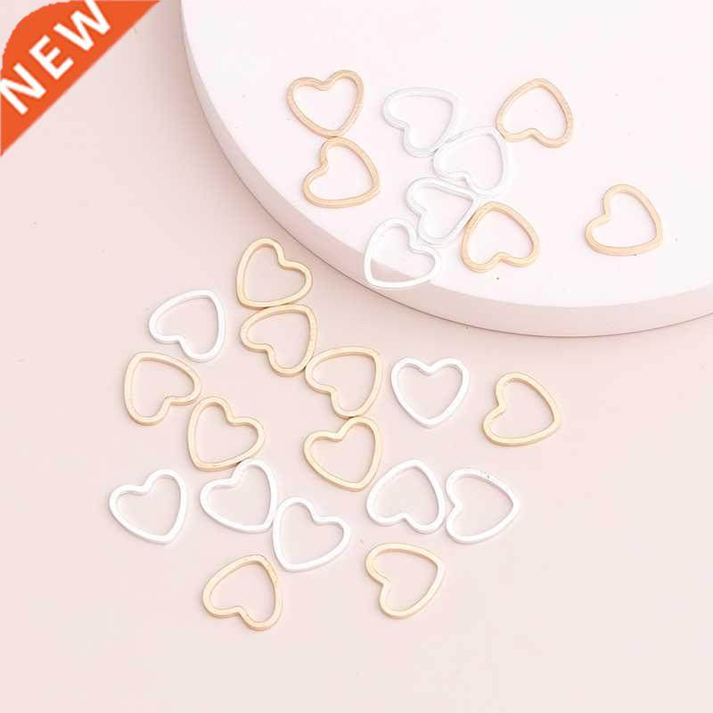 100pcs Small Hollow Hearts Connectors Beads for  Bracelet