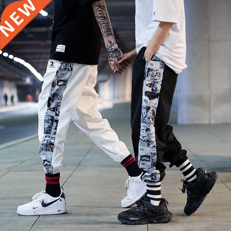 Joggers Anime Print Sweatpants for Men 2022 Fashion rend Cas