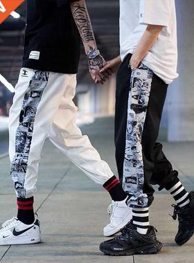 Joggers Anime Print Sweatpants for Men 2022 Fashion rend Cas