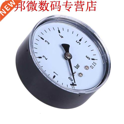 1/4 Inch NPT 6 Bar 80 PSI Ronde Manometer Gas liquid Accurat