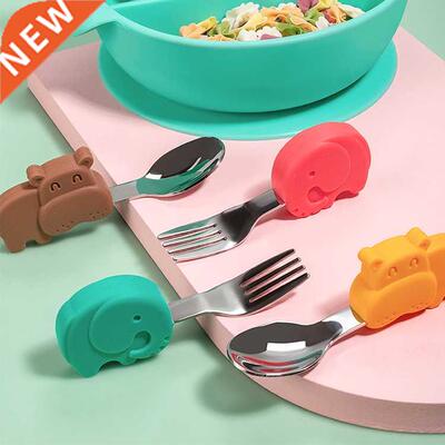 Baby Gadgets Tableware Set Children Utensil Stainless Steel