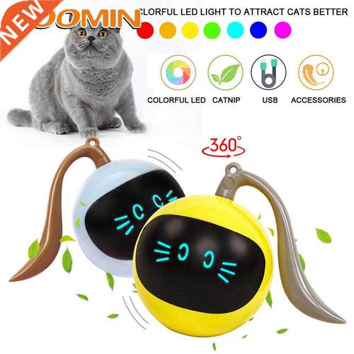 HOOMIN Rolling Colorful Led Electric Intelligence Pet