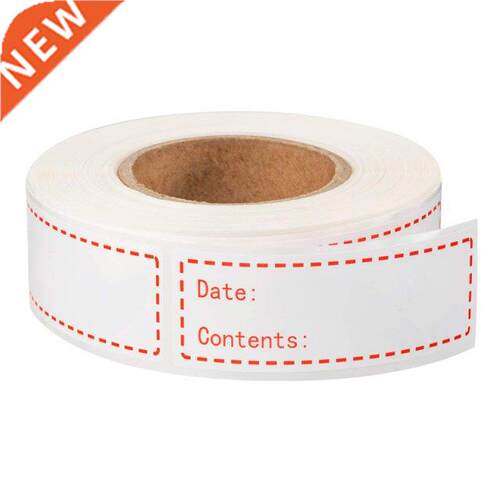 125 PCS/Roll Red Self-Adhesive Sticker For Kitchen Storage F