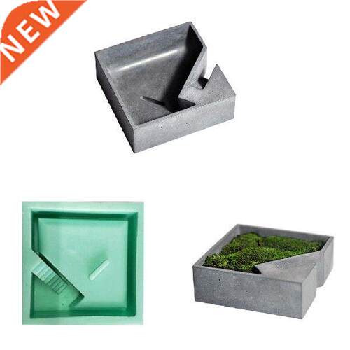 Silicone Mold Succulent Plant Flower Pot  Ashtray Candle