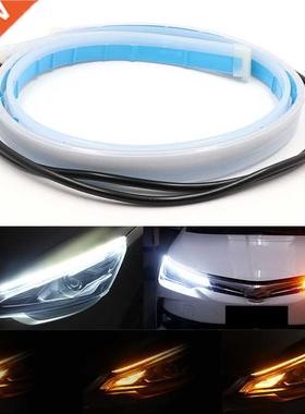 1pcs LED DRL Car Daytime Running Light Flexible Waterproof S