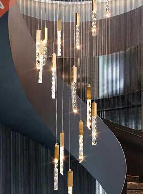 GPD gold pendant light modern lamp crystal indoor lighting n