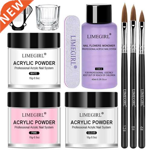 Nail Acrylic Powder and Liquid Monomer Nails Art Decoration