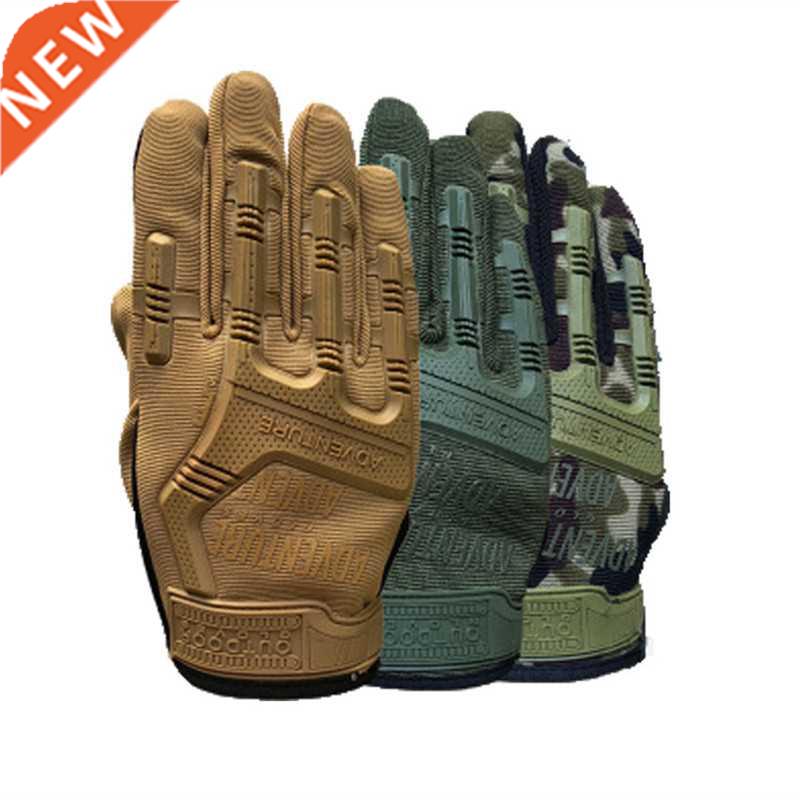 Men Military Tactical Gloves Full Finger Combat Gloves Anti-