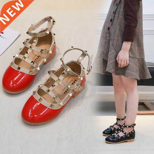 All Sizes 21-6 Girls Shoes New 2022Spring Children Shoes Gi