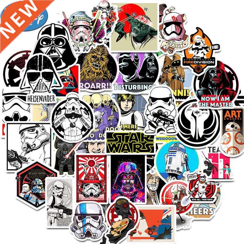 10/0/50PCS Disney Star Wars Stickers Cool Waterproof Anime