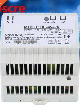 Rail Mounting Power Supply DR-45-24 45W Single Output 24V Di