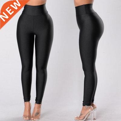 Women Leggings 2022 Spring New Arrivals Slim Solid Black Col