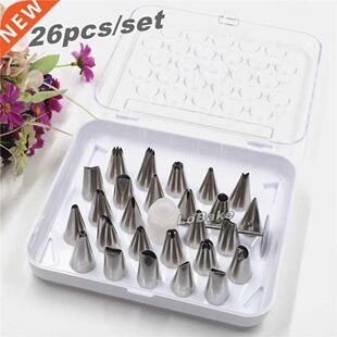 (26pcs/set) High quality 304 stainless steel icing piping