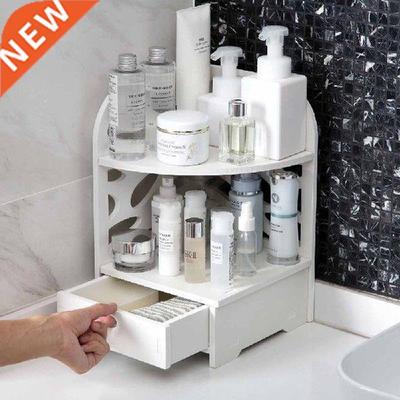 Punch-free vanity storage rack, bathroom shower room with