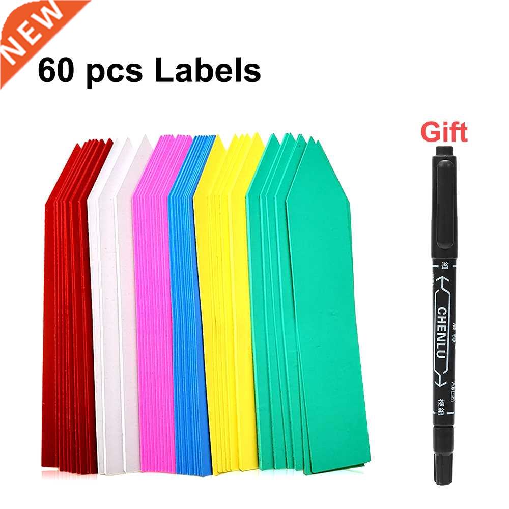 60Pcs 10CM Plant Labels Garden Sign Waterproof Nursery Plaqu