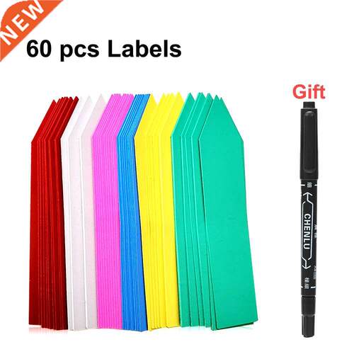 60Pcs 10CM Plant Labels Garden Sign Waterproof Nursery Plaqu