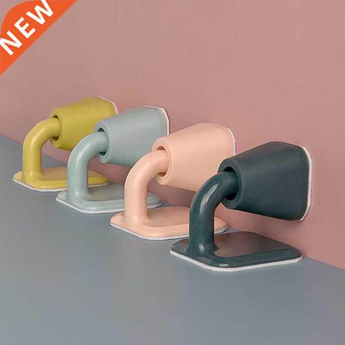 Mute Non-punch Silicone Door Stopper Anti-bump Door Holder