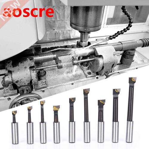 9Pcs Boring Bar Set 12mm F1 Type High Speed Steel CNC Lathe