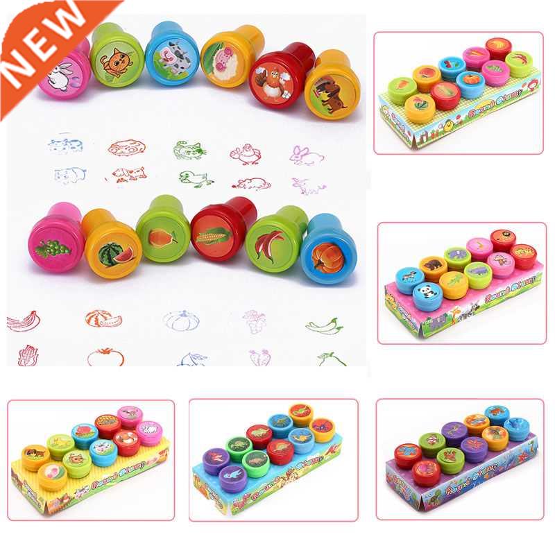 Round Multicolor Fun 10 Pcs Cute Panda Child DIY Scrapbook K