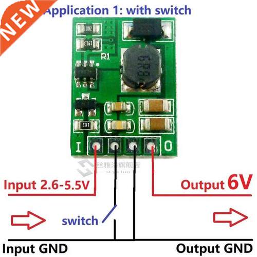 with Enble ON/OFF DC-DC 3V 3.3V 3.7V 4.2V 5V to 5V 6V 9V 12