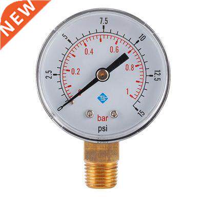 50mm 1/4 BSPT 0-15psi 0-1bar Barometer vacuum Hydraulic