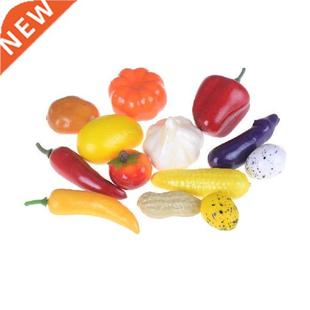 10pcs/lot Artificial Fruits And Vegetables Foam Mini