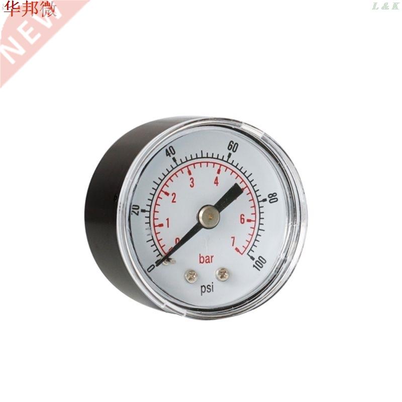 Pressure Gauge 40mm 1/8 BSPT Rear Back 15-00 PSI & Bar