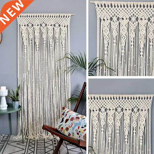 Macrame Wall Hanging Woven Tapestry Macrame Door Hanging, Ro