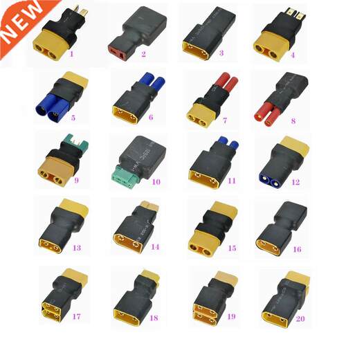 1Pcs XT90 to XT60 TRX T-Plug Deans MPX EC EC5 4.0mm banana