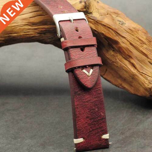 Onthelevel First Layer Calfskin Leather Watch Strap Handmad