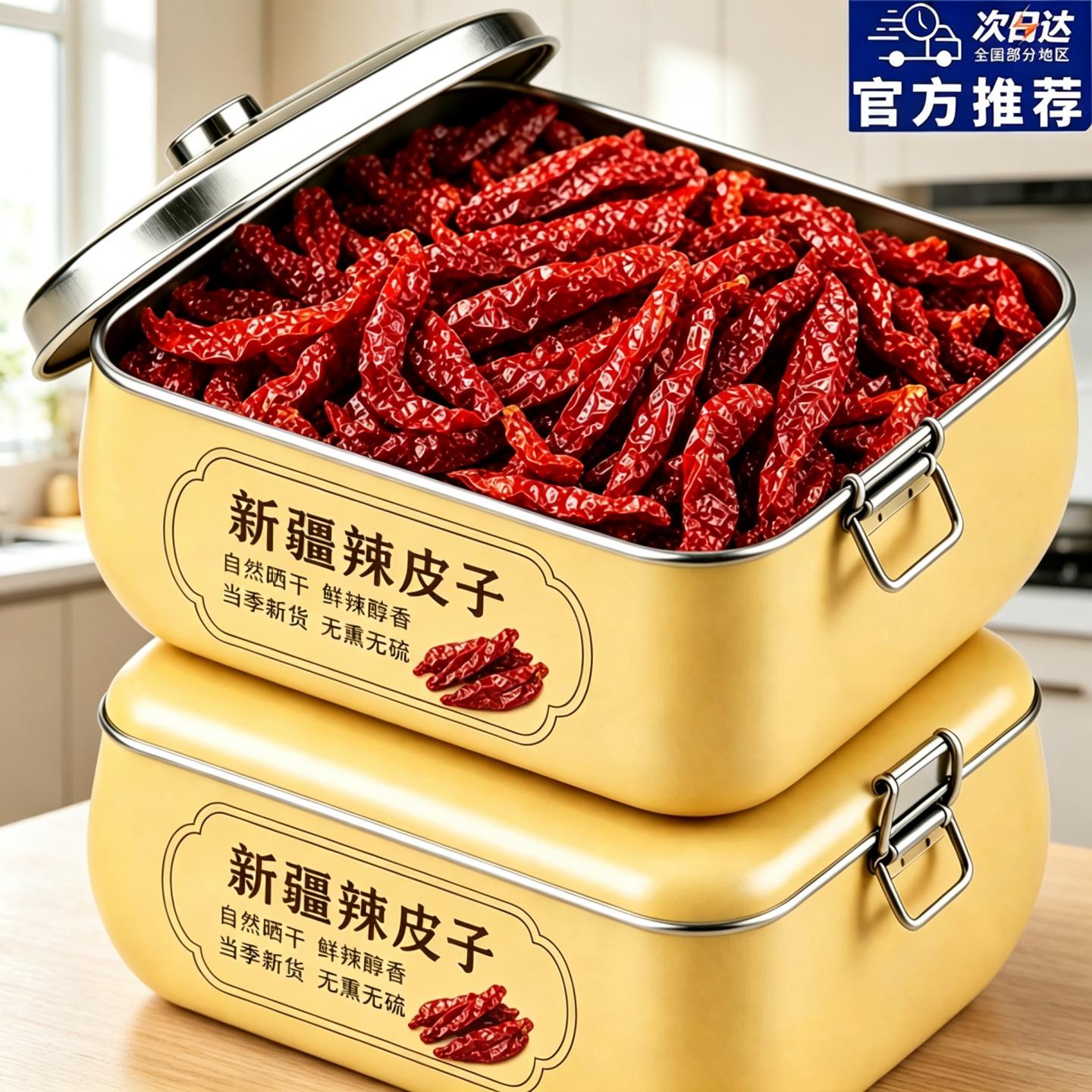 新疆特产辣皮子官方旗舰店正宗拌面安集海辣椒干线椒烘焙香辣调料