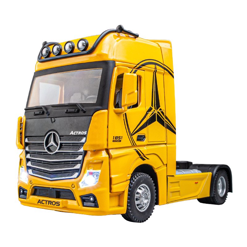 奔驰卡车拖头合金货车模型玩具车