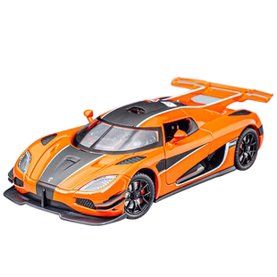 柯尼塞格One1合金车模仿真跑车汽车模型送男友礼物摆件儿童玩具车