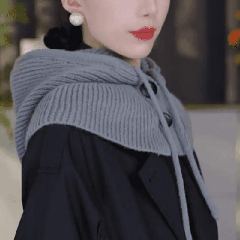 巴拉克拉法秋冬季套头护颈保暖加厚围脖围巾一体式帽子女2025新款