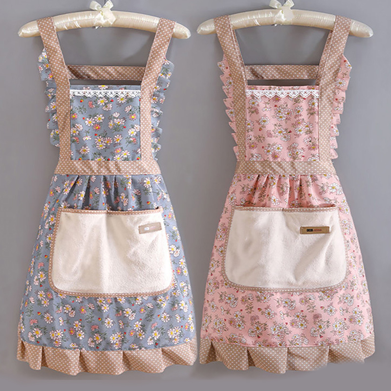 围裙厨房家用时尚耐磨小清新