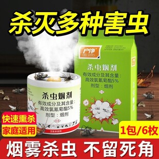小飞虫灭杀神器杀虫剂家用室内厨房厕所烟雾除虫剂驱除小黑虫香药
