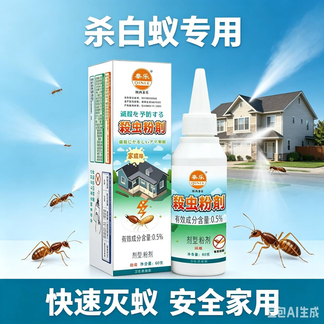 白蚁消杀药灭白蚁室内防治专用全窝端杀蚂蚁飞蚁装修预防专用药粉