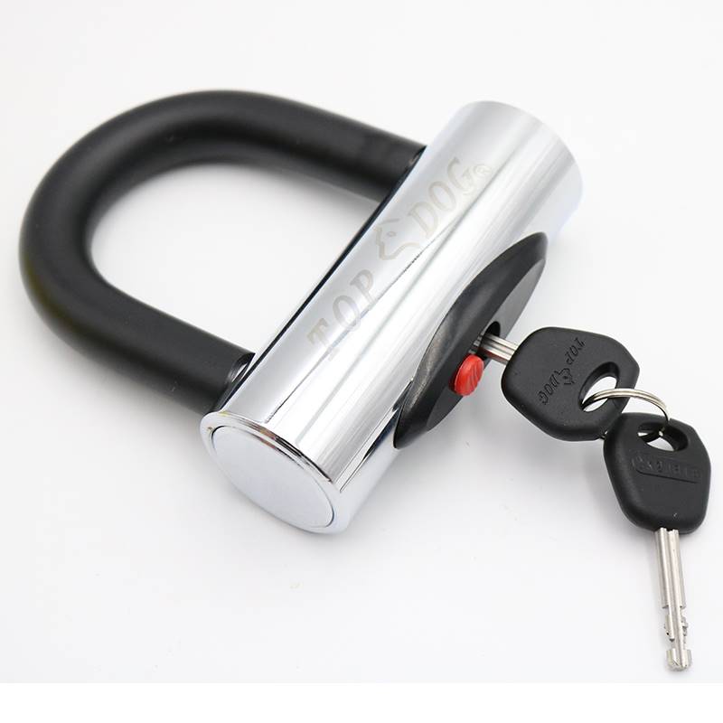 台湾TOPDOG锁具[狗王]RE2230摩托车 电动车 自行车U型碟刹锁