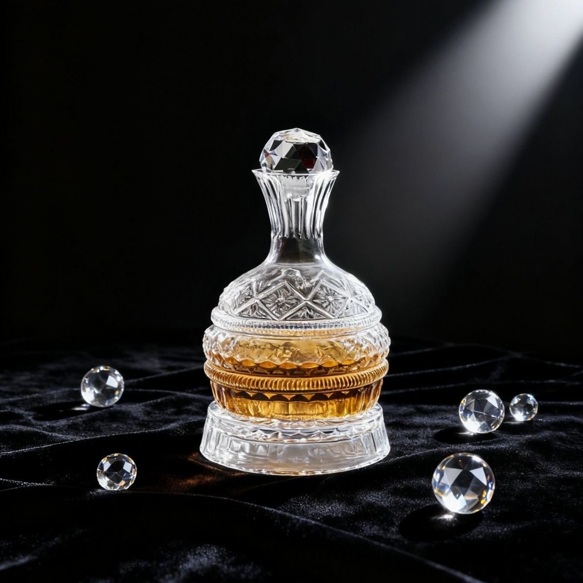 轻奢高档高端旋转醒酒器快速醒酒家用水晶玻璃红酒杯葡萄酒杯套装