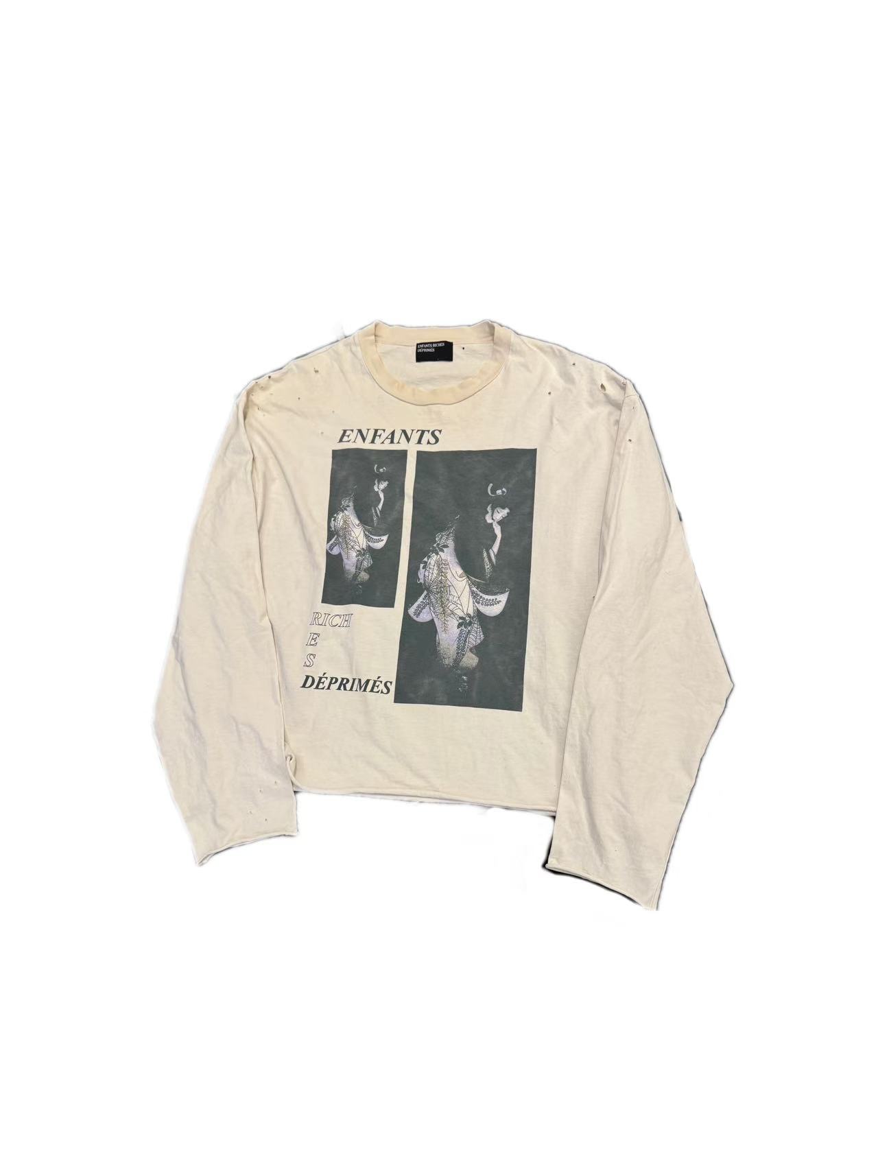 thumbnail for [Loren's same series] ERD's melancholy rich second generation 'ukiyo-e' geisha manga punk crewneck long sleeves