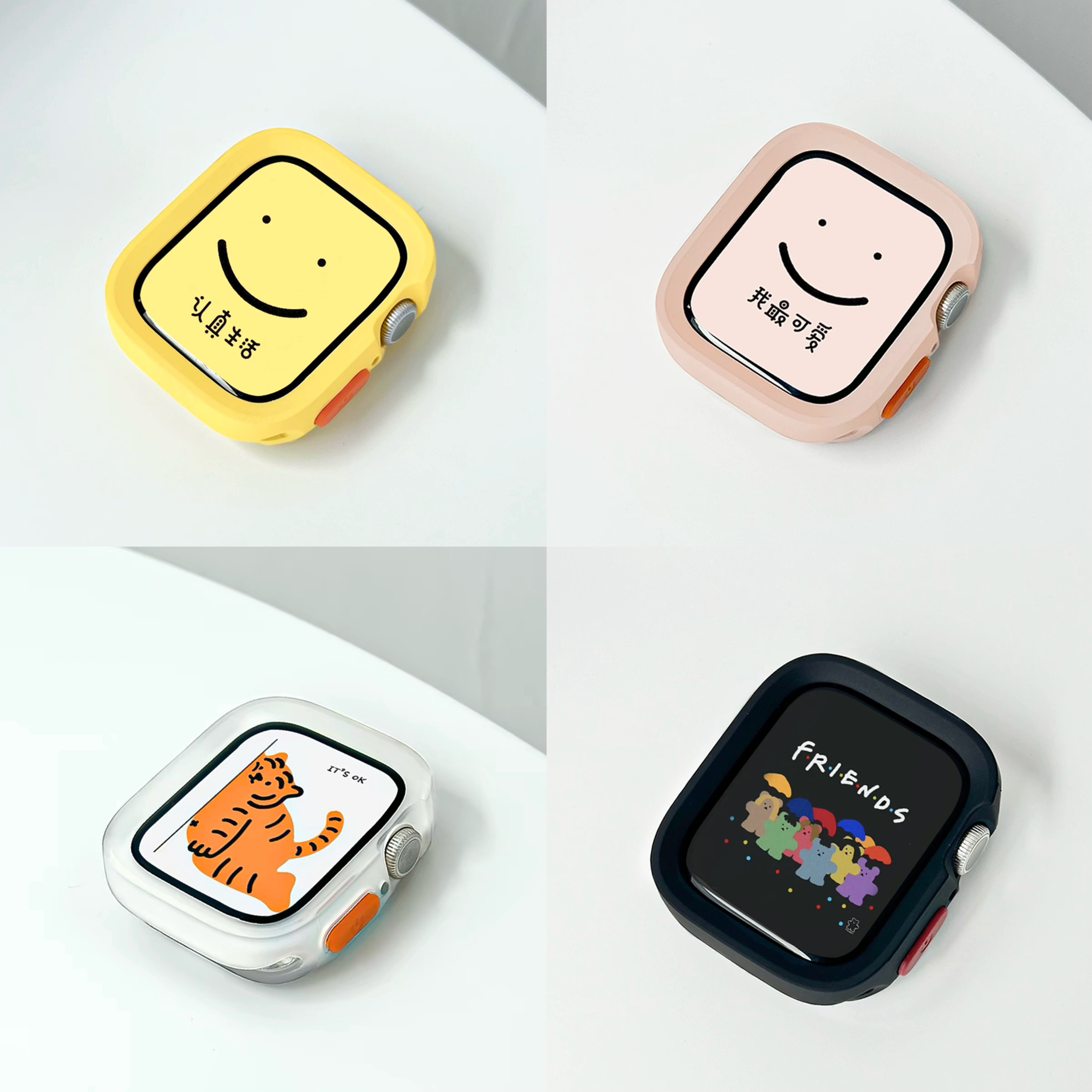 苹果手表s10保护套适用applewatchs987654保护壳ultra1 2 3硅胶套