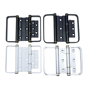 老款无轨铝合金折叠门双拉手卫生间玻璃门推拉移门五金配件门配件