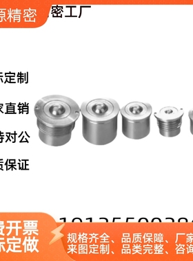 BCHP14/18/22万向滚珠 压入式 带弹簧的带柱塞功能球头钢珠滚轮