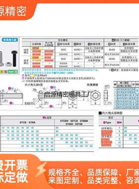 SSTCB调整螺栓定位螺栓SSTCB4/5/6/8/10/12/16-20/25/30/40/50/60