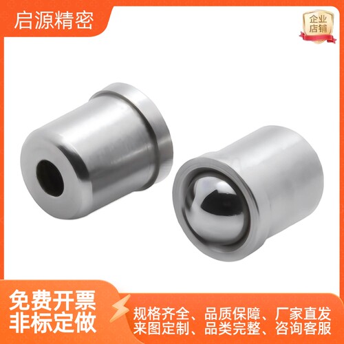 PFSSR4/5/6/8/10重载加长型压入式球头柱塞 ZAL02不锈钢光身玻珠